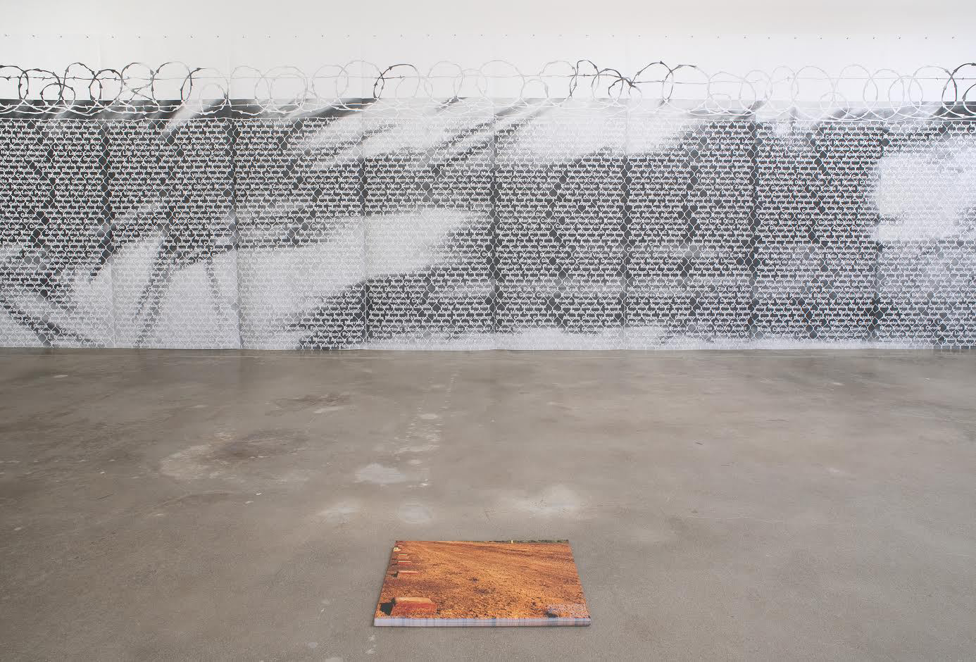 Andrea Bowers, <em>No Olvidado - Not Forgotten</em>, 2010. Graphite on paper, 23 drawings, 50 x 120 in. each. Photos: Robert Wedemeyer. All images courtesy Susanne Vielmetter Los Angeles Projects.