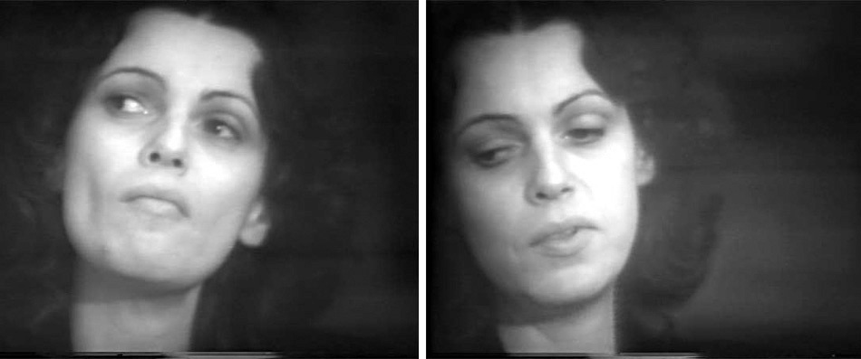 Stills from Lyn Blumenthal and Kate Horsfield, <em>Pat Steir 1975: An Interview</em>. Copyright of the artists. Courtesy Video Data Bank. 