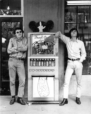  Terry Allen (left) and Gary Wong at Chouinard Art Institute, 1966.