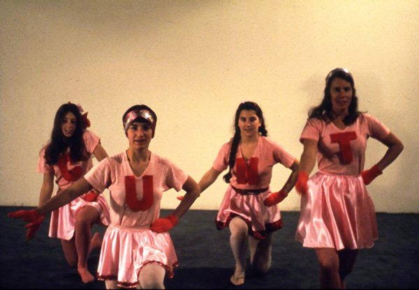 Students of the Feminist art program at California State University, Fresno (1970-71).