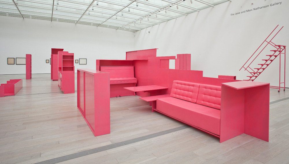 Stephen Prina, <em>As He Remembered It</em> (detail), 2011. Installation view, Los Angeles County Museum of Art, 2013. Courtesy of the artist, Galerie Gisela Capitain, Cologne, and Petzel Gallery, New York. Photo: Museum associates / LACMA