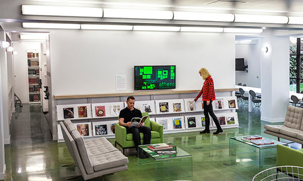 LACMA's Art + Technology Lab in the Balch Art Research Library