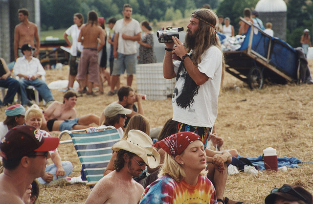 30th anniversary of the Woodstock Concert, 1999, Woodstock, NY. Photo: Chris Conroy. 