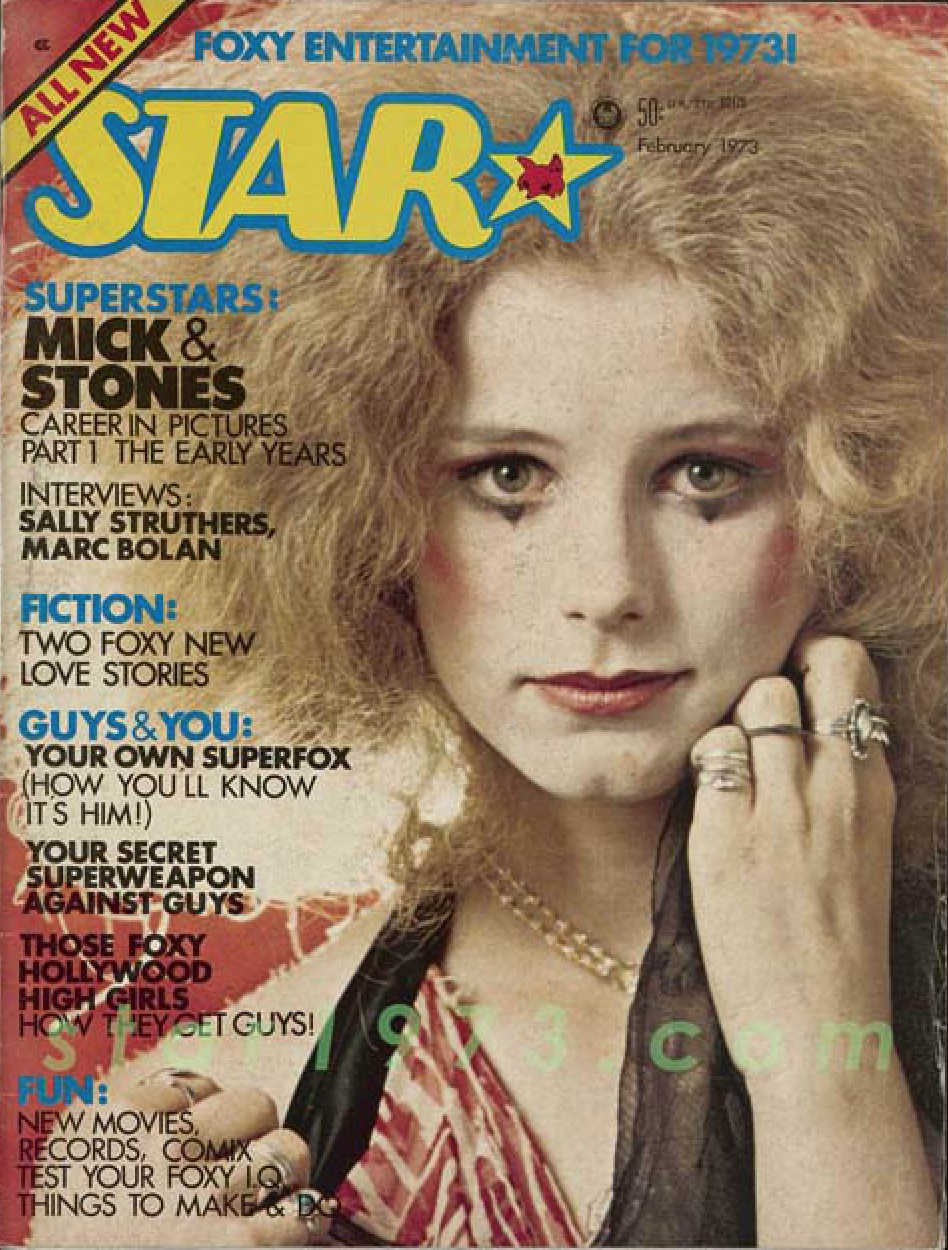 magazine star 1973 groupie foxy teen entertainment glam sunset archives sable