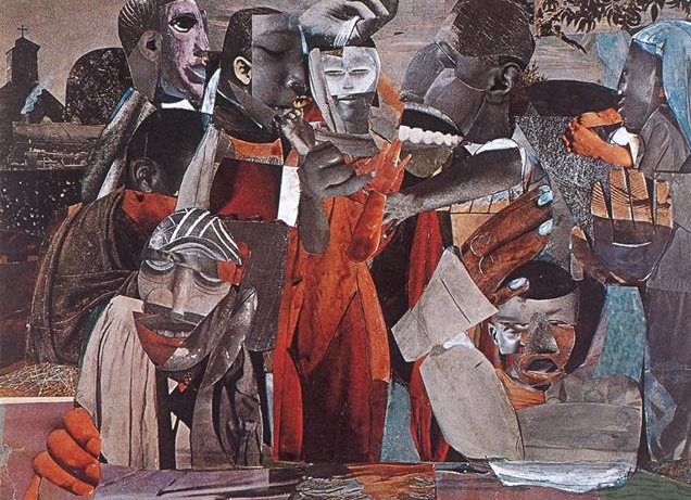 “The Prevalence of Ritual Baptism,” 1964, Romare Bearden